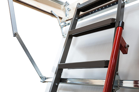 картинка Чердачная лестница FAKRO LMP металлическая для помещений с высокими потолками от магазина РУФФО