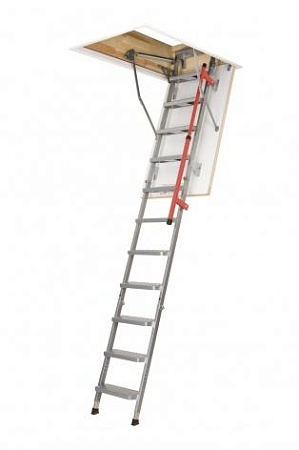 картинка Чердачная лестница FAKRO LML Lux складная металлическая с телескопическими ножками от магазина РУФФО
